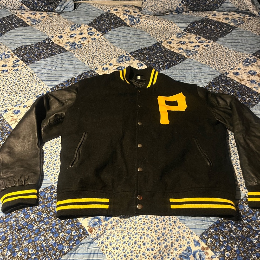 Pittsburgh Logo Varsity Jacket